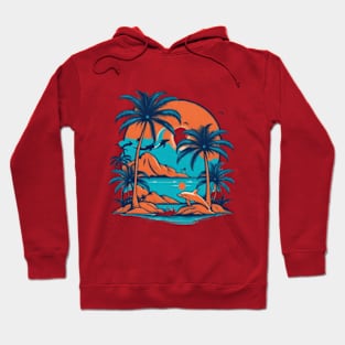 tropical island gift ideas Hoodie